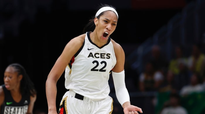 A'ja Wilson put in an impressive performance to put Las Vegas within one win of the WNBA Finals.