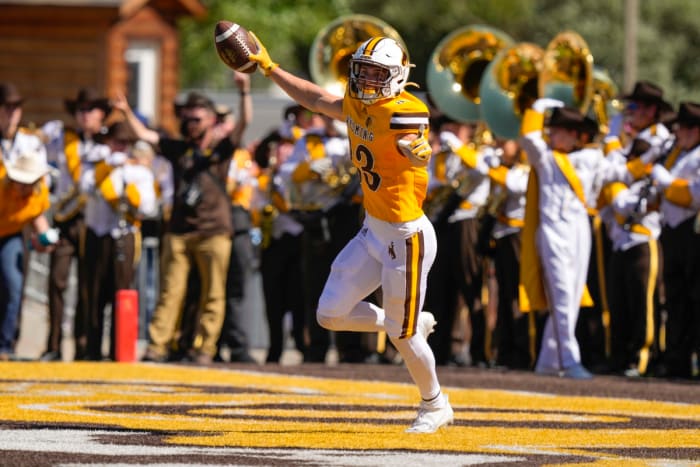 Wyoming defeated Tulsa in double overtime on Saturday with a 30-yard game-winning field goal.