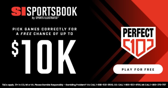 SI Sportsbook Perfect 10: FREE to PLAY.  Choose 10 games.  $10,000.  win