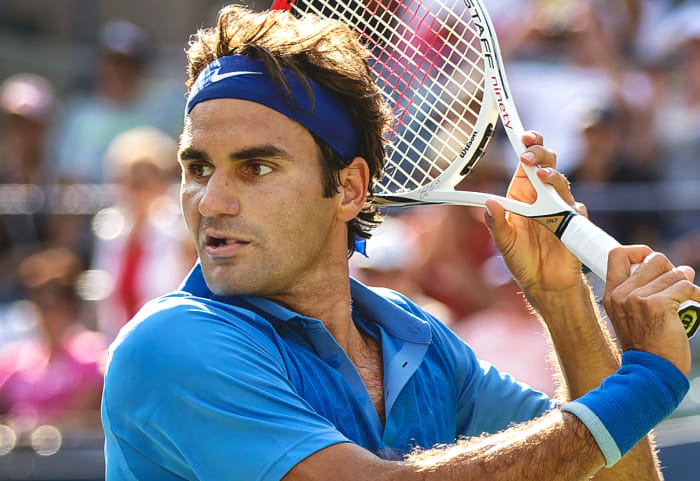 Federer at the 2013 US Open