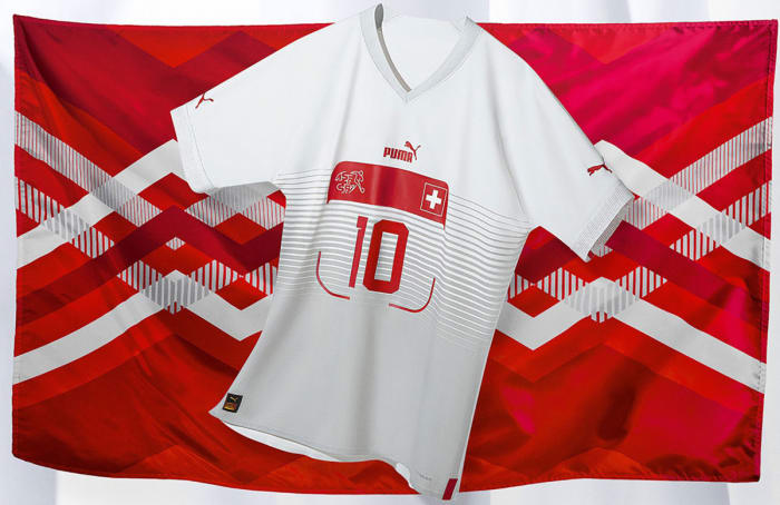 Switzerland’s away kit for the 2022 World Cup