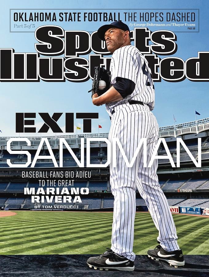 Mariano Rivera on the cover of Sports Illustrated in 2013