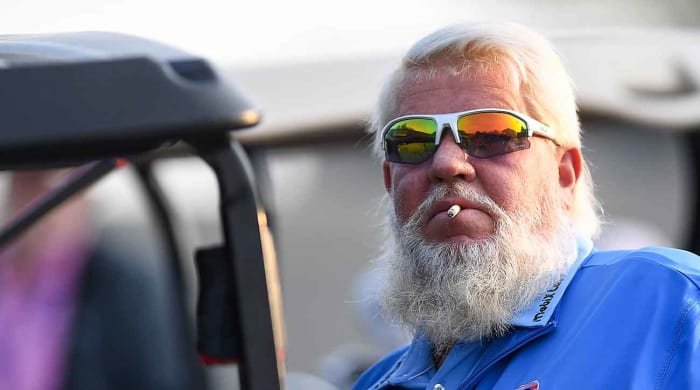John Daly is pictured at the Sanford International on the Champions Tour in September 2022.