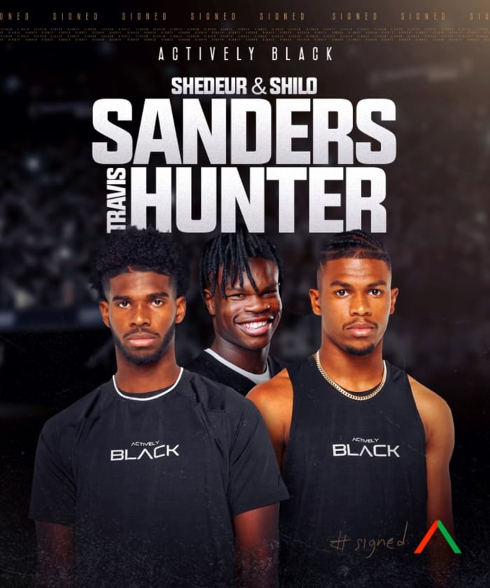 Shedeur Sanders, Travis Hunter, and Shilo Sanders Sign NIL with