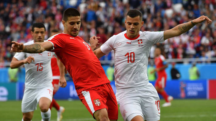 Serbien und die Schweiz treffen nach einem umstrittenen Duell 2018 bei der WM-Endrunde wieder aufeinander.