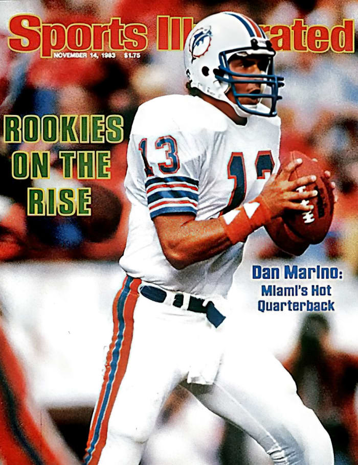 Dan Marino on the cover of Sports Illustrated in 1983