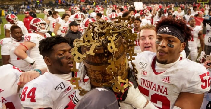 Indiana won the Old Oaken Bucket in 2019.  (USA TODAY Sports)