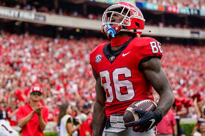 Dillon Cardinal Dillon Bell Beginning to Shine at Two Positions for Georgia Football ...