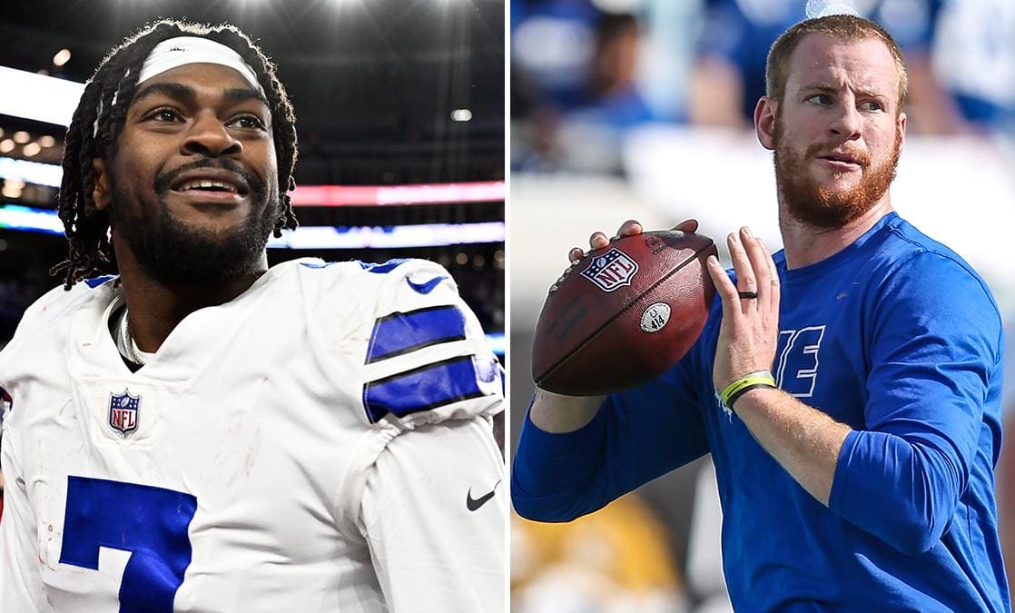 Cowboys DB Trevon Diggs Appears to React to Carson Wentz Trade