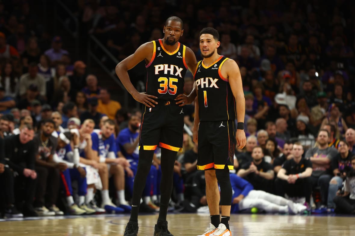 Phoenix Suns’ Kevin Durant and Devin Booker Ranked as NBA’s Best Duo by Bleacher Report