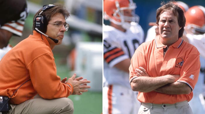 Nick Saban was Bill Belichick's first hire in Cleveland