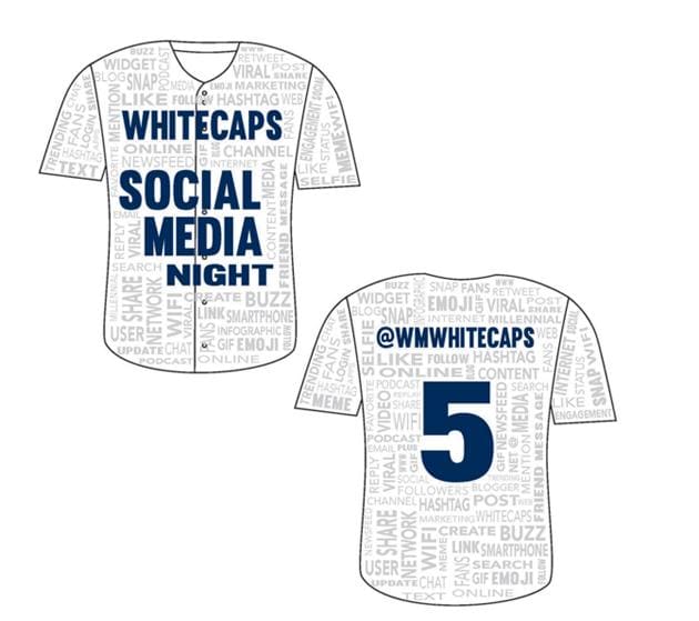 Another emoji jersey West Michigan Whitecaps baseball team Sports