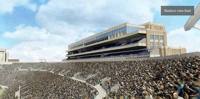 Notre Dame expanding, modernizing Notre Dame Stadium in $400 million ...