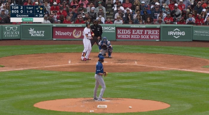 Gausman's changeup induces a double play against the Red Sox (video from NESN)
