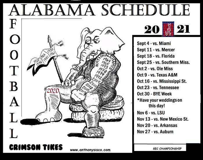Crimson Tikes 2021 Alabama Football Schedule Sports Illustrated 