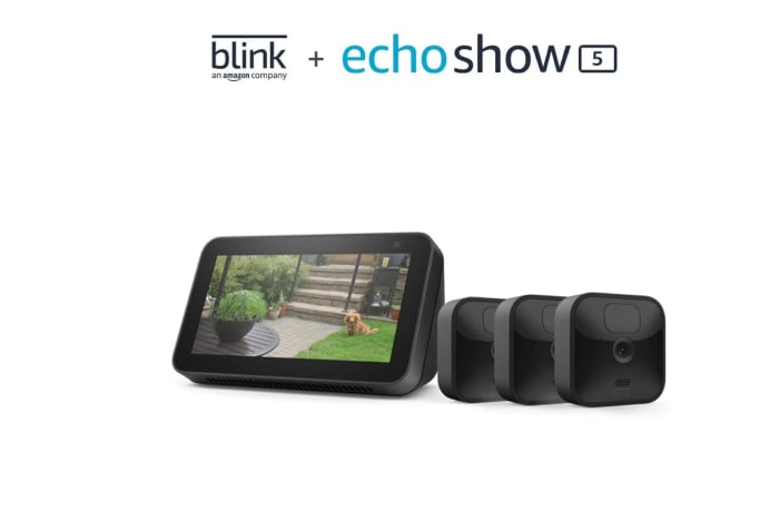 Blink outdoor 3 cam and echo show 5