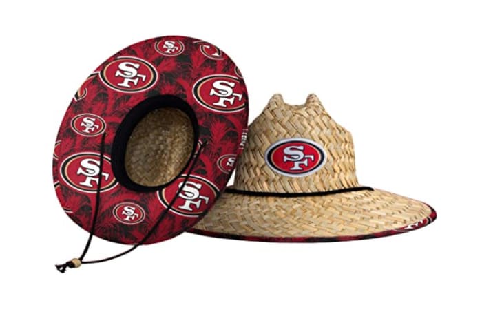 49ers straw hat