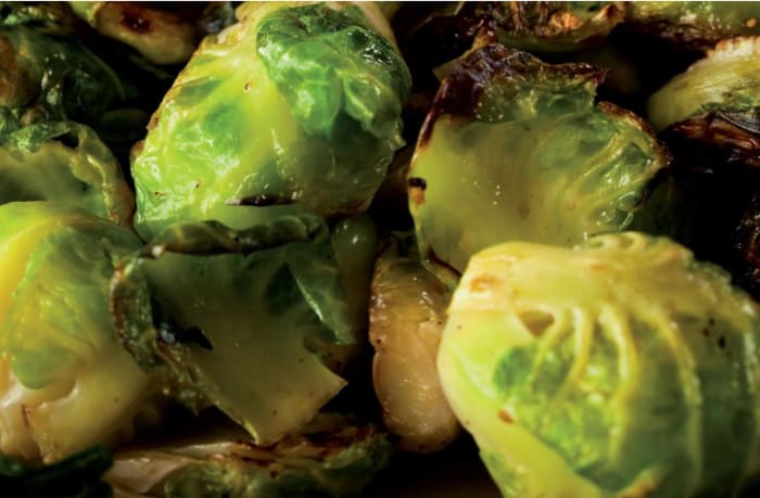 Smoked Brussel sprouts