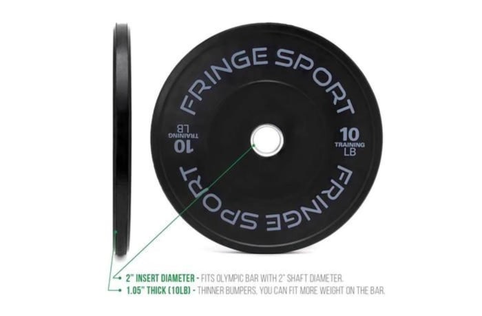 fringe sport bumper plates