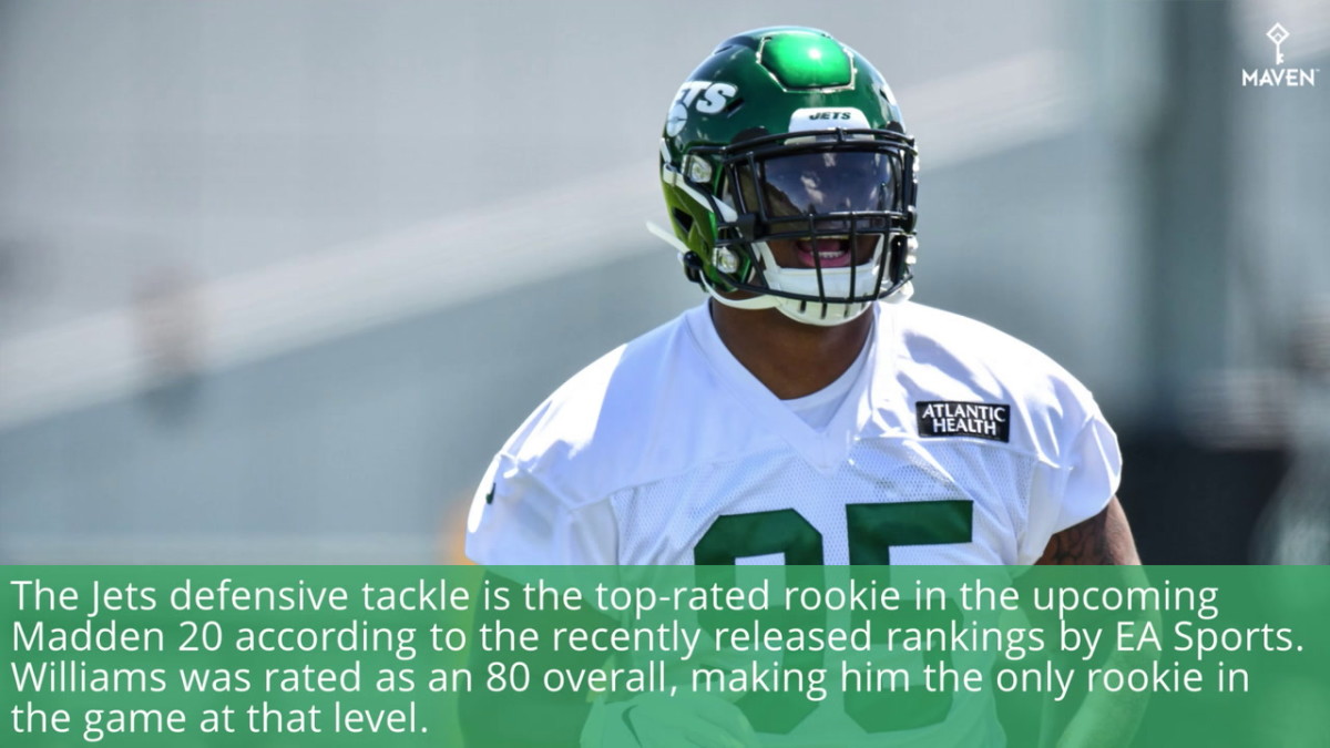 WATCH Jets firstround pick Quinnen Williams reacts to being toprated