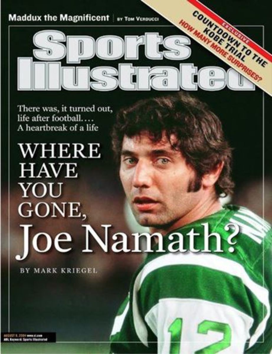 Where have you gone, Joe Namath: Sports Illustrated cover, August 9, 2004