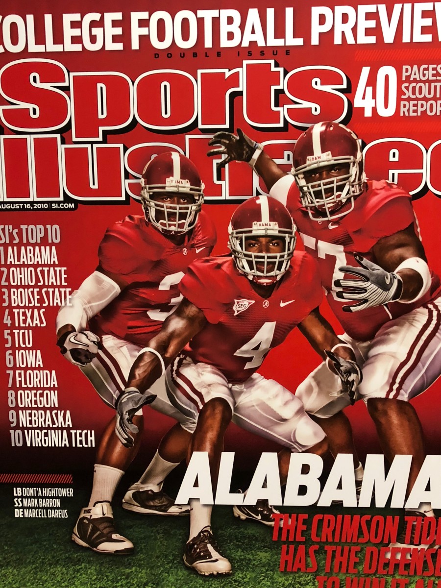 Alabama SI cover, August 16. 2010