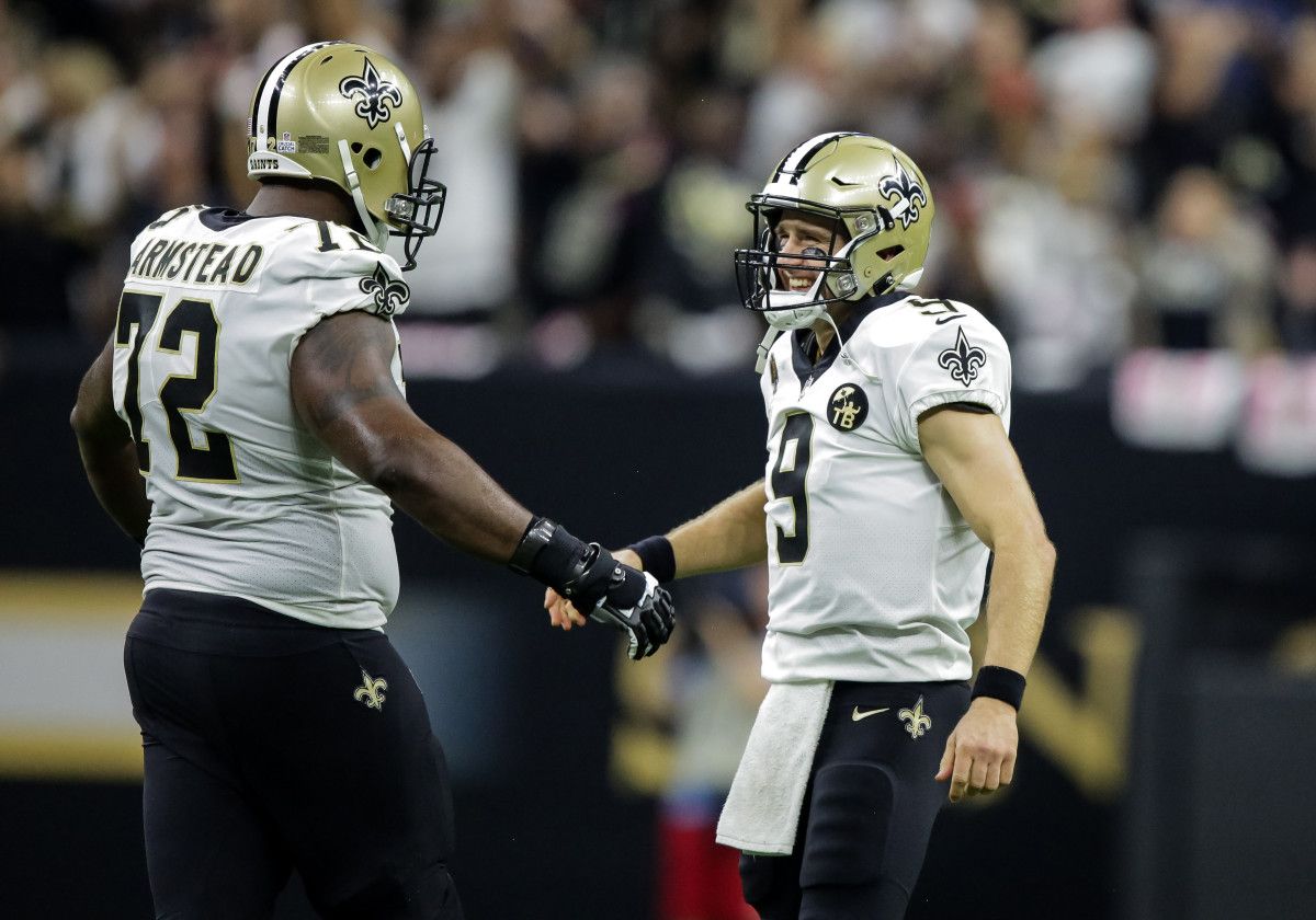 Drew Brees-Terron Armstead-Derick Hingle