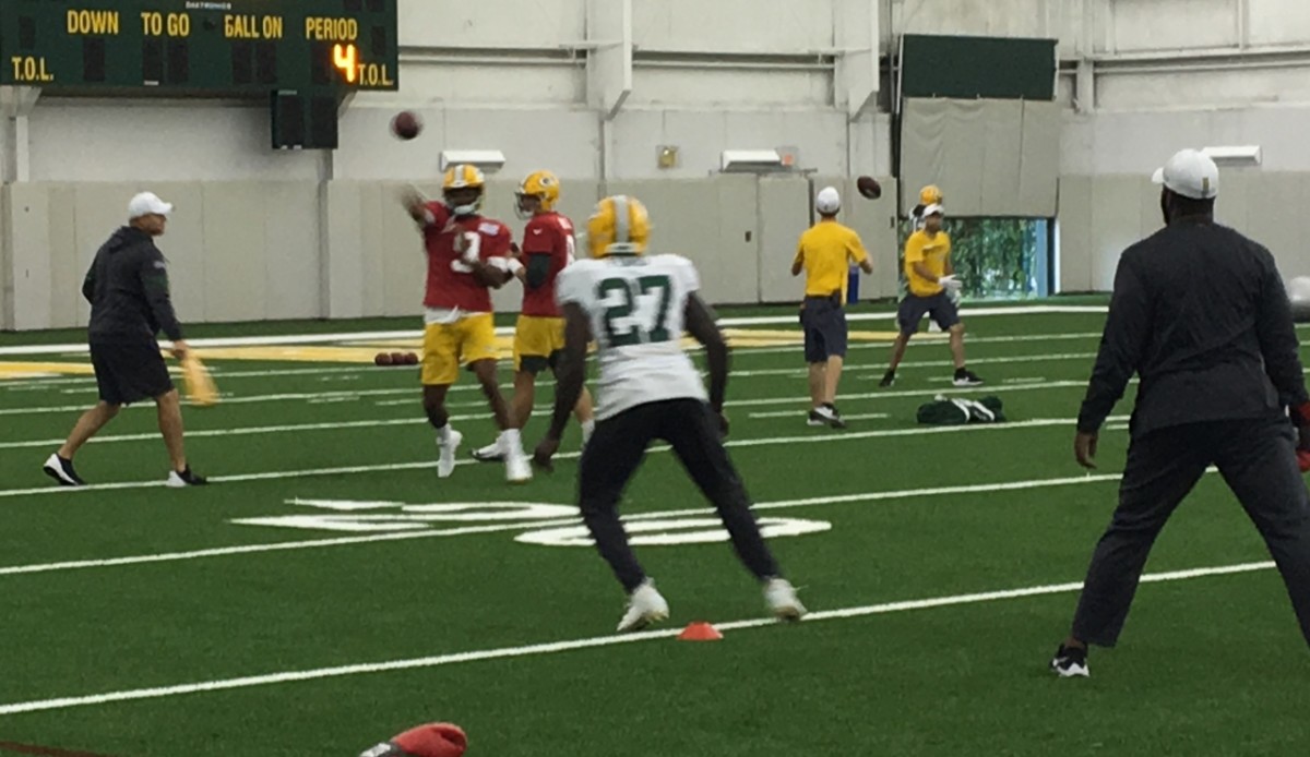 Watch Green Bay Packers training camp Practice 19 drills Sports Illustrated Green Bay Packers