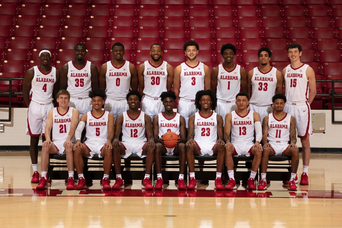 2019-20 Alabama men's basketball team picture