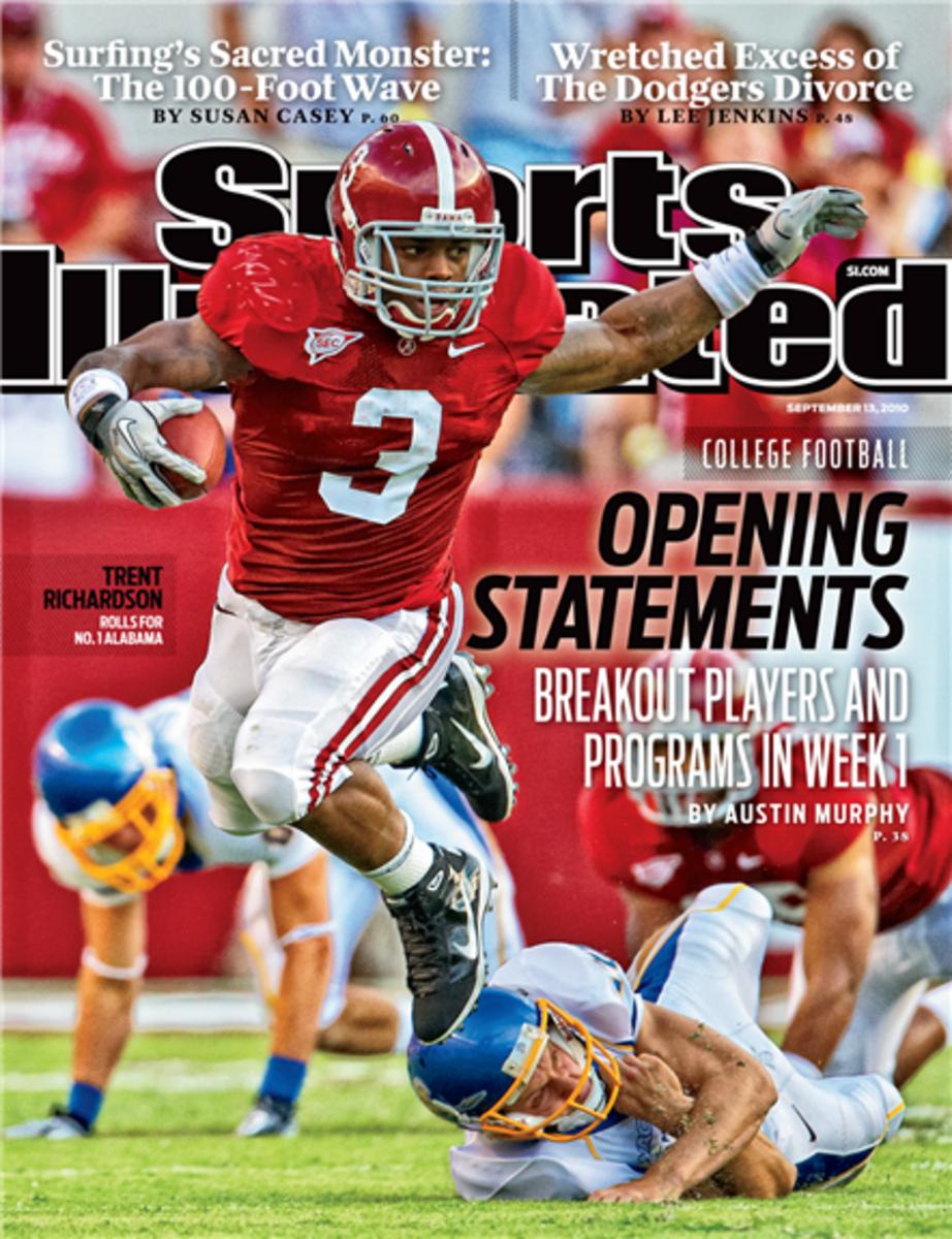 Alabama "Opening Statements" Sports illustrated cover, Sept. 13, 2010