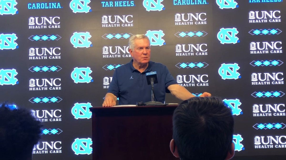 Mack Brown speaks after App State topped Carolina