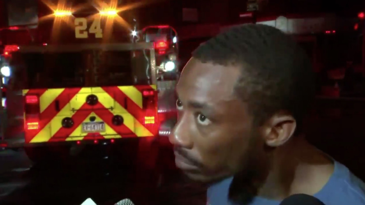 Eagles fan rips Nelson Agholor after saving people in fire (video)