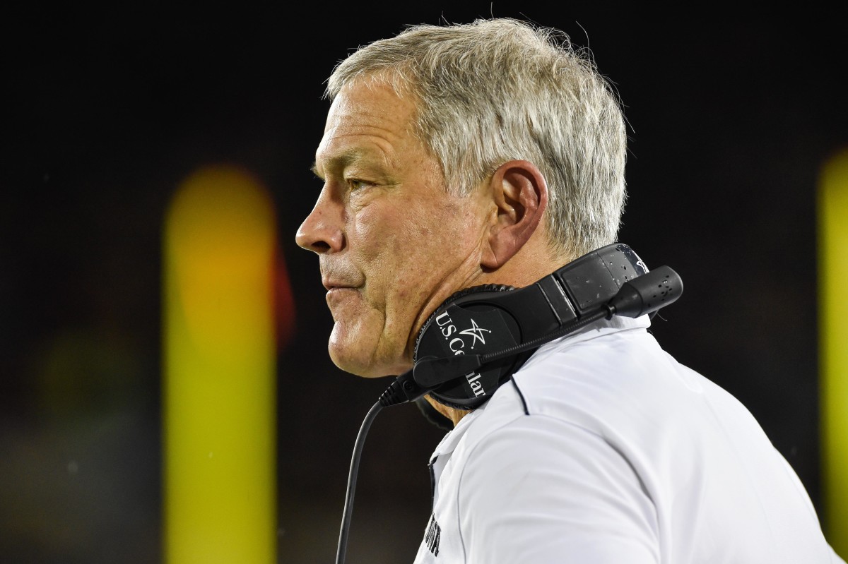 Iowa coach Kirk Ferentz says his team's injury problems this early in the season are "concerning."