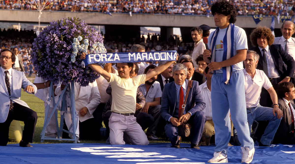 Diego Maradona's Napoli introduction