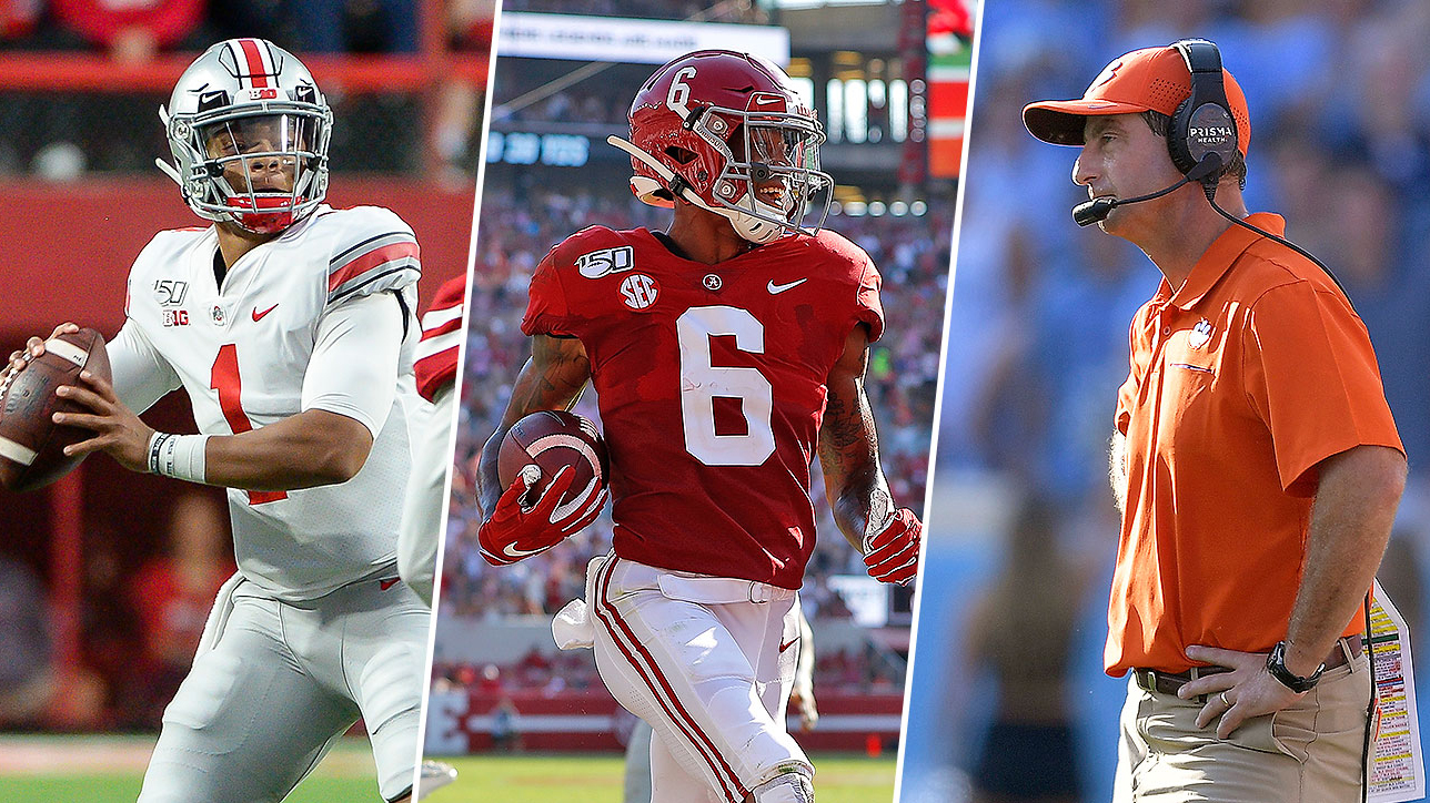 College Football Rankings Alabama Lsu Usurp Clemson