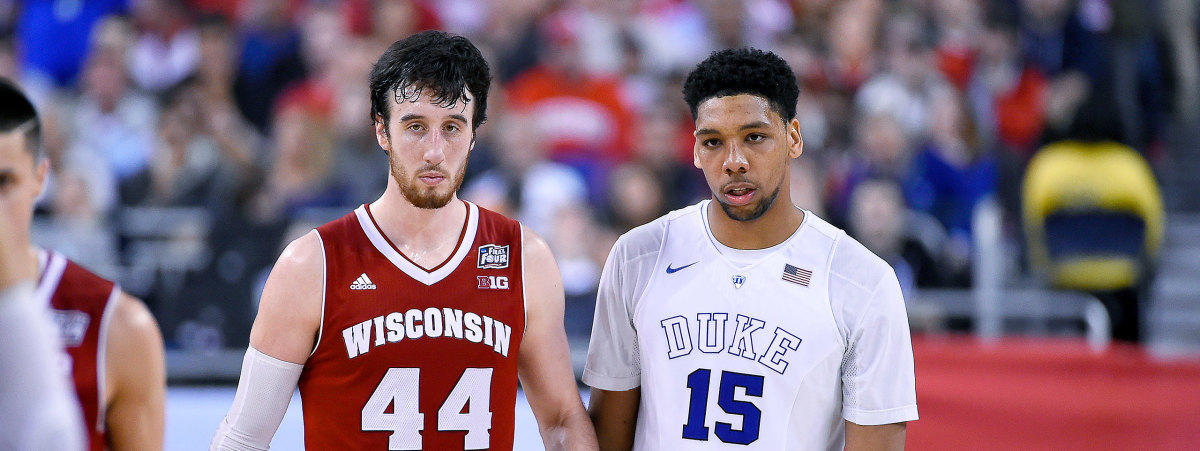 College basketball all decade team Duke Wisconsin