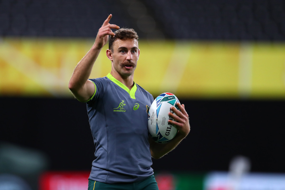 Australian rugby player Nic White's mustache