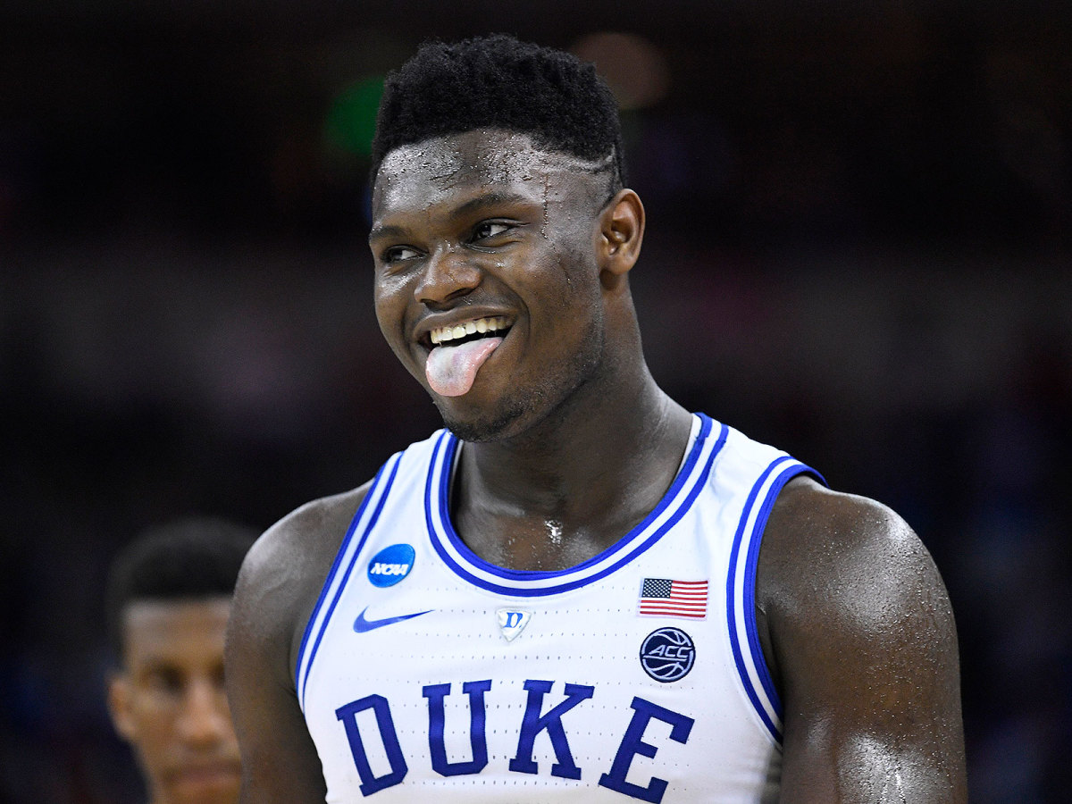 Zion Williamson Duke college basketball career stats