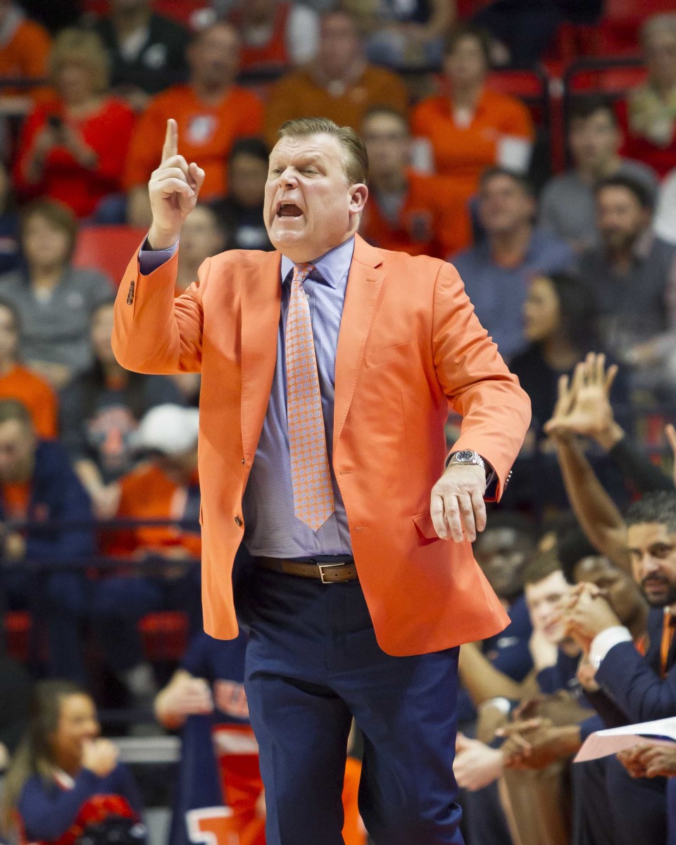 Illinois head coach Brad Underwood addressed the program's NCAA Tournament expectations Wednesday at Big Ten Media Day in Chicago.