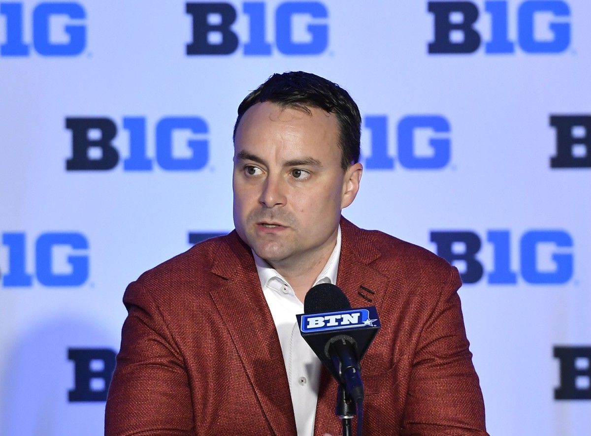 Archie Miller's deep red jacket turned a few heads.