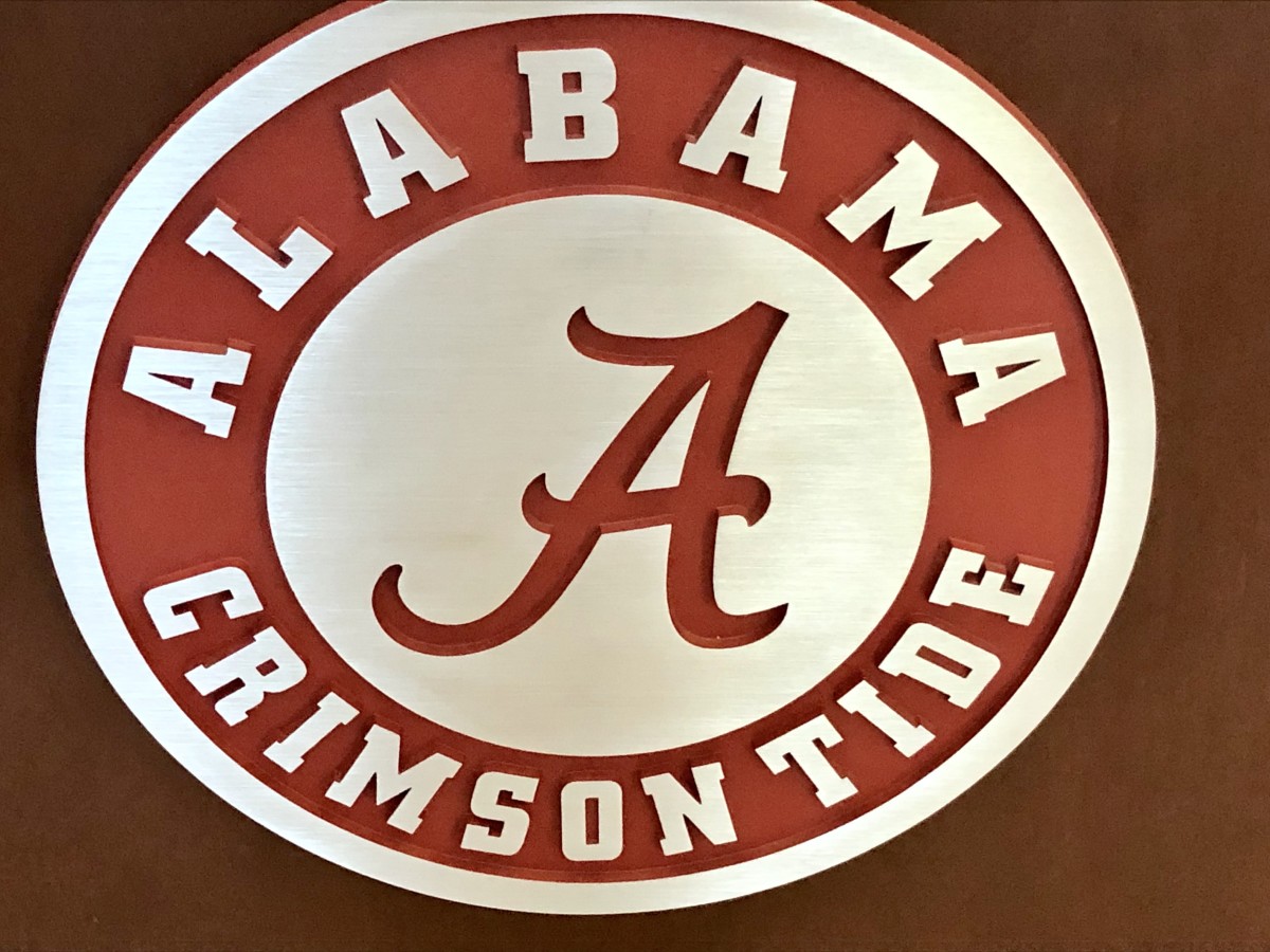 Alabama logo, down angle