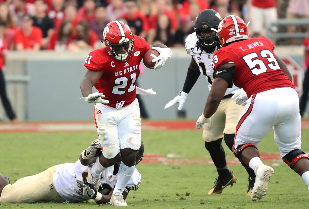 Matt Dayes ran for 125 yards and a touchdown against Wake Forest in 2016