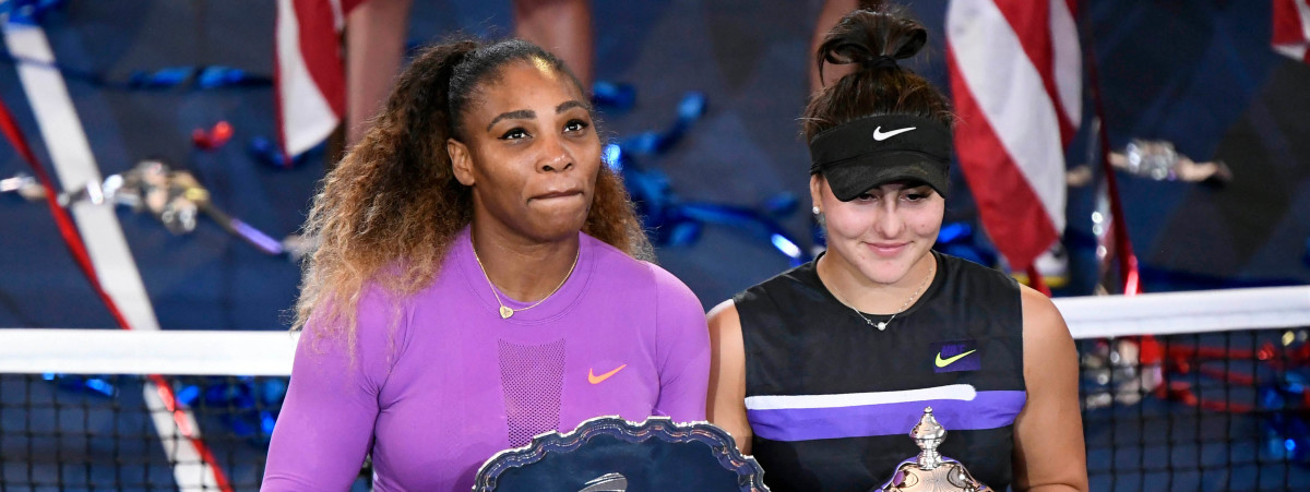 Serena Williams and Bianca Andreescu