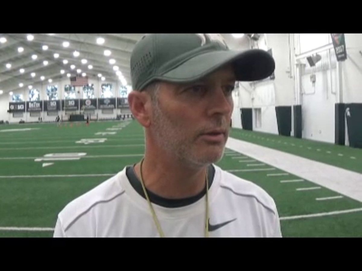 BRAD SALEM MICHIGAN STATE OC TALKS WISCONSIN BADGERS