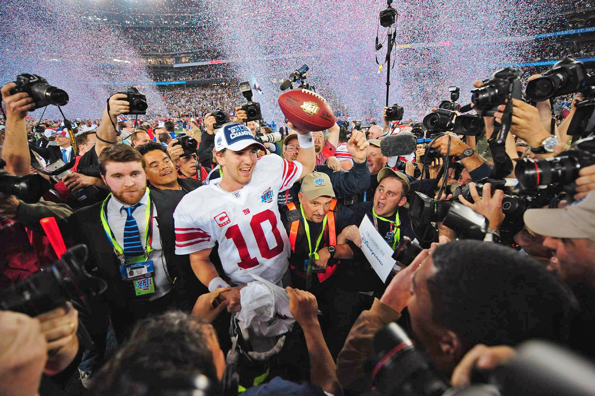 Eli Manning Super Bowl 42 victory