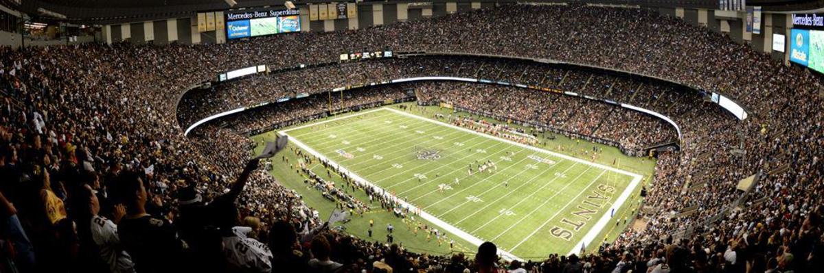  Photo courtesy of the Mercedes-Benz Superdome