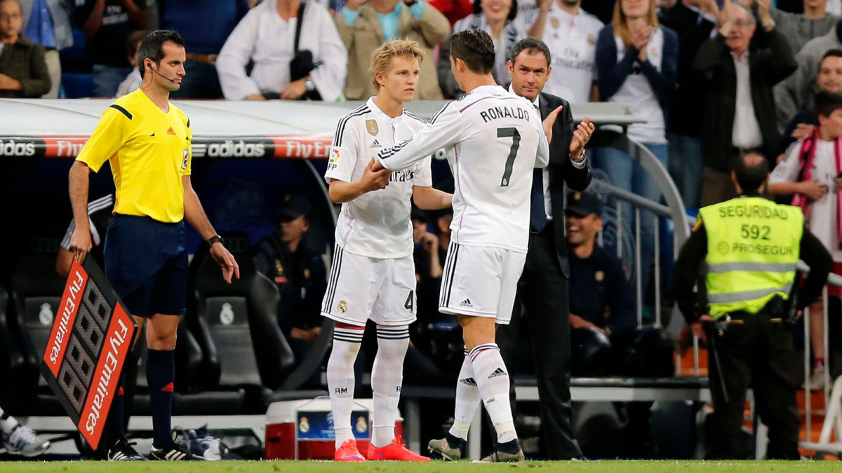 Martin Odegaard moved to Real Madrid as a 16-year-old