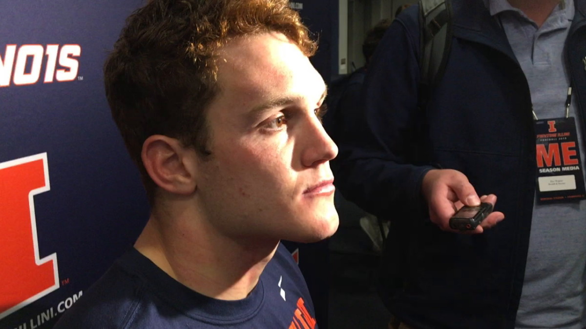 Illinois linebacker Jake Hansen talks about the shortcoming of the Illini defense following a fourth straight Big Ten Conference loss. 