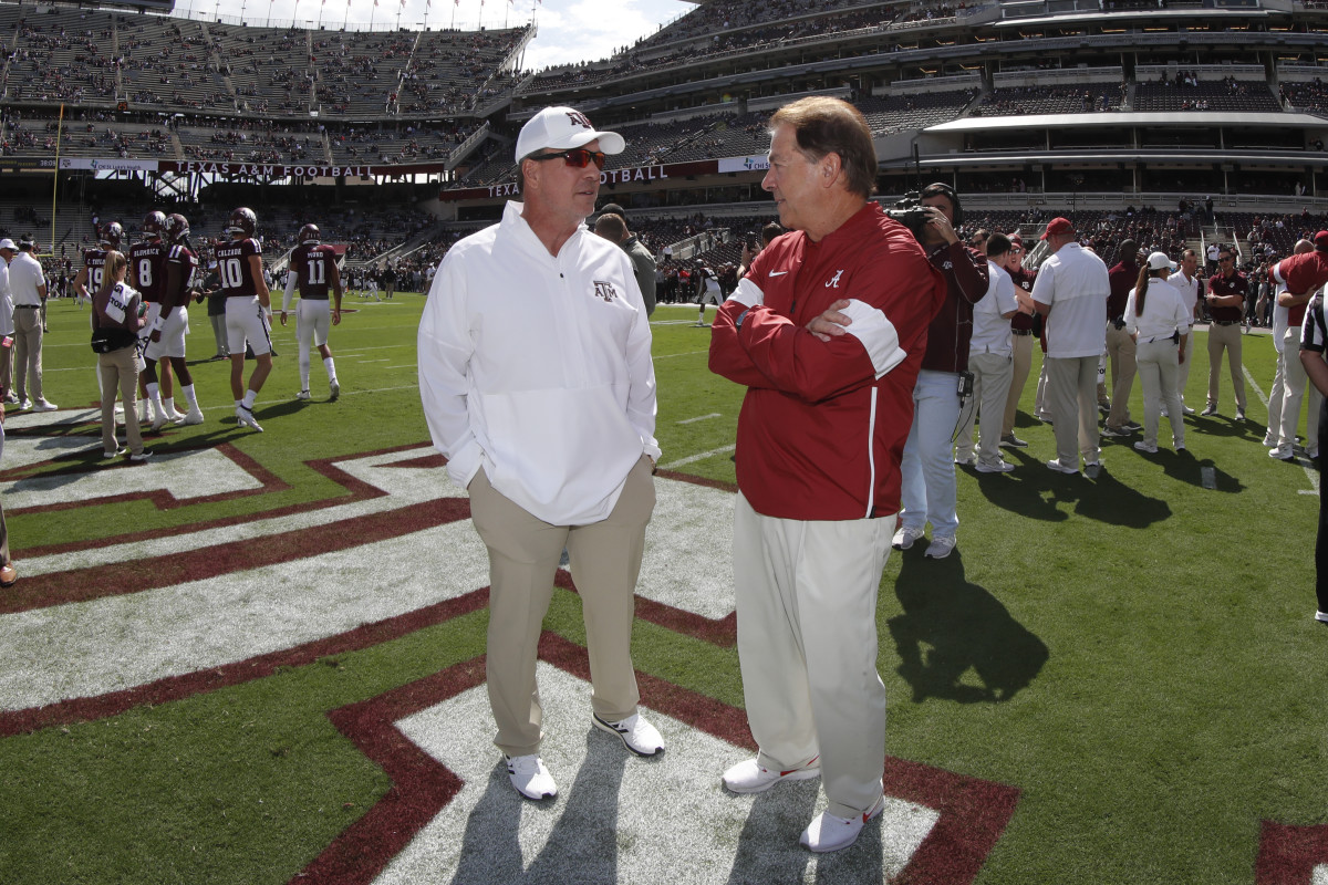 Jimbo FisherAlabama footballTexas A&M Sports Illustrated Alabama
