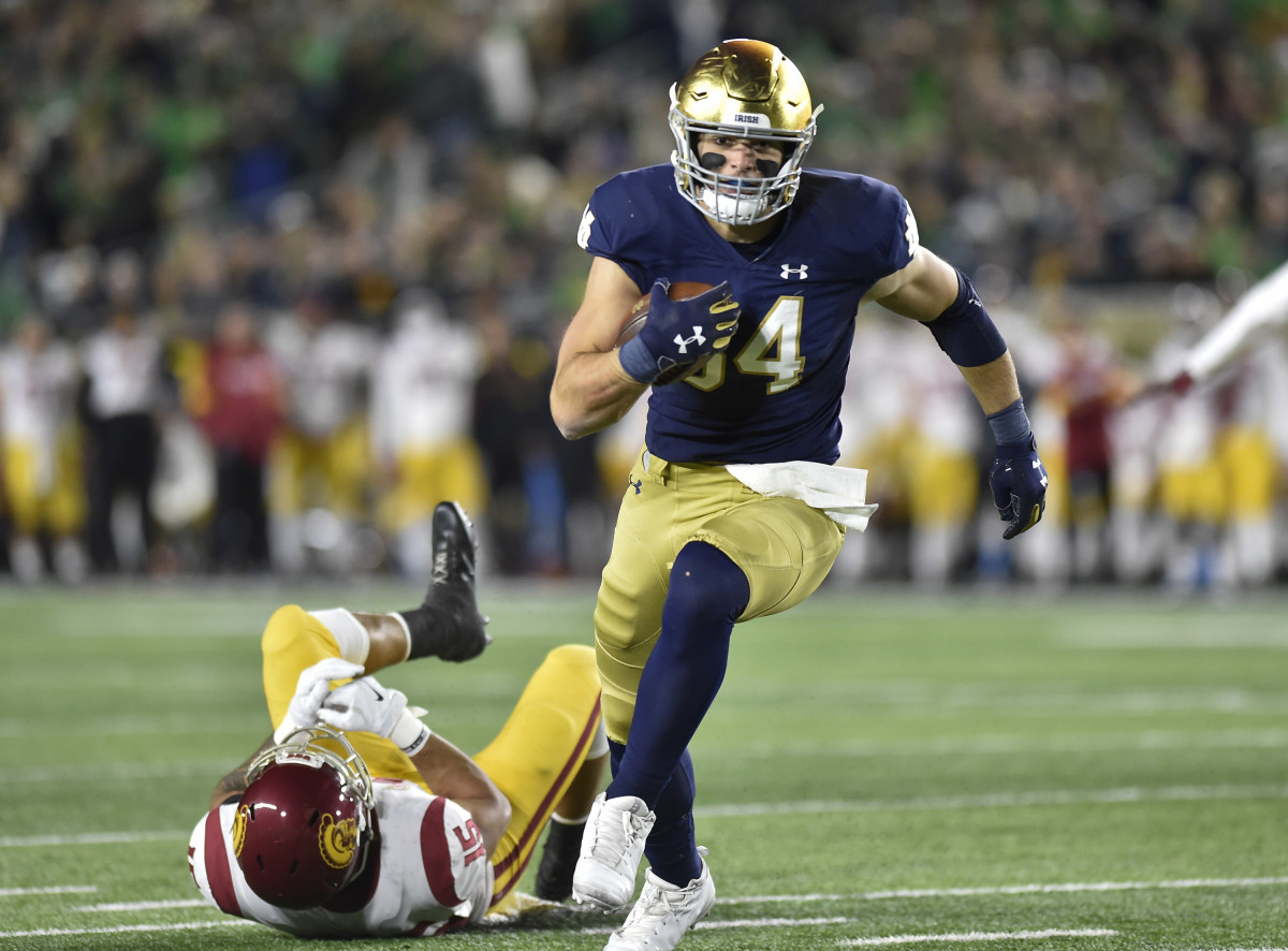 Notre Dame's Cole Kmet Ranked No. 1 Tight End Draft Prospect Sports